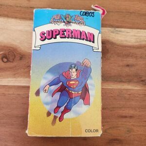 1991 Superman 80s vintage VHS video cassette tape Volume 1 superhero DC cartoon